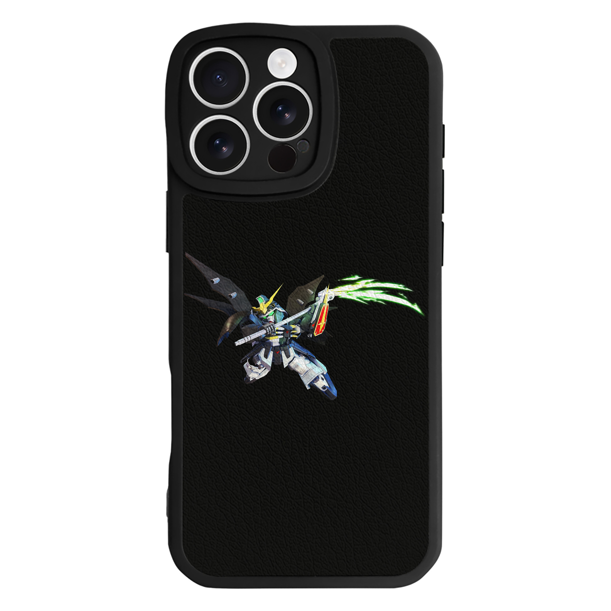 （画像用） 機動戦士ガンダム Mobile Suit Gundam 【iPhone 16シリーズ対応】シリコンスマホケース（レザー調） 材質：シリコン